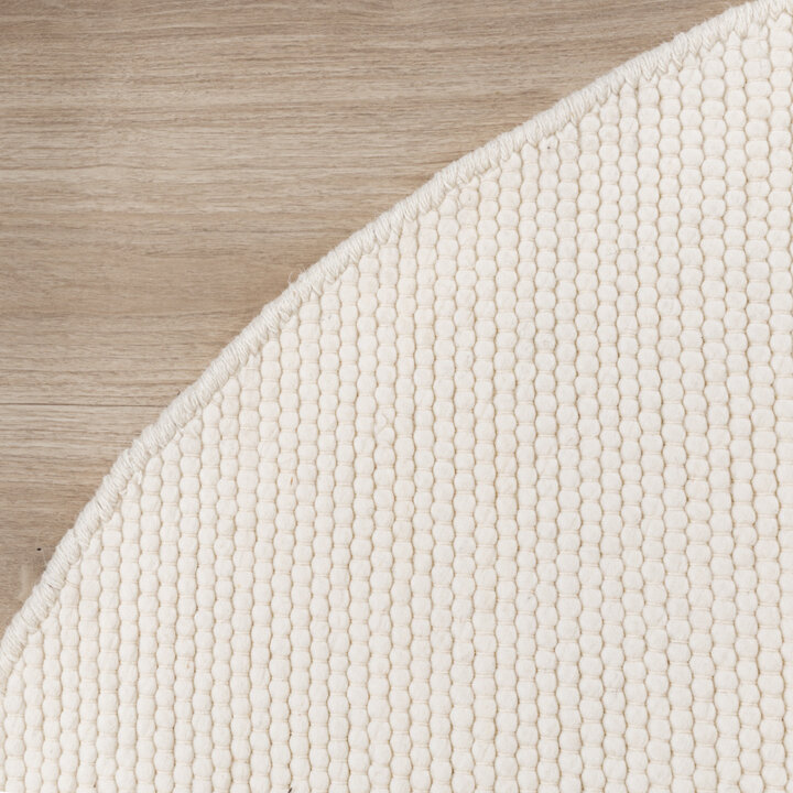 Wollen organisch vloerkleed - Feline Wit 