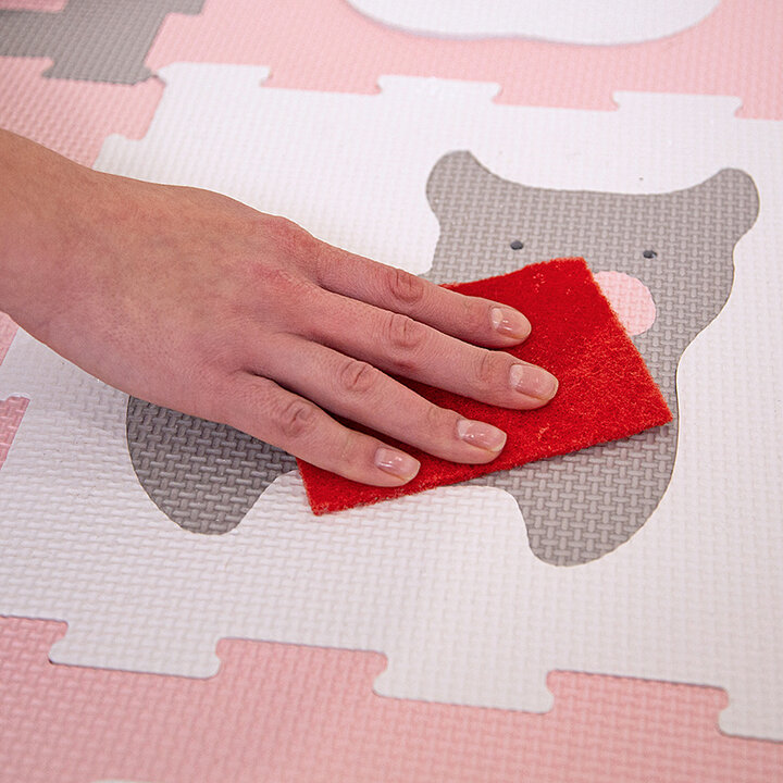 Foam puzzelmat - Sam Farm Roze