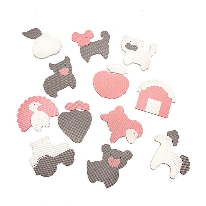 Foam puzzelmat - Sam Farm Roze