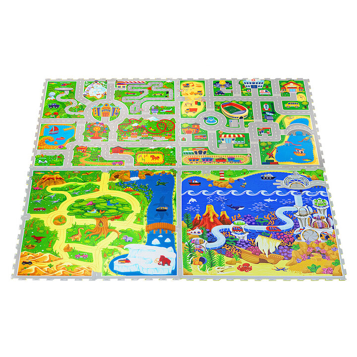 Foam puzzelmat - Max City Multicolor