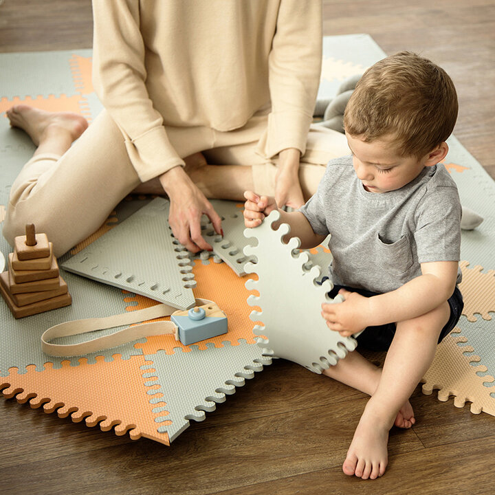 Foam puzzelmat - Joy Hygge Grijs/Terra