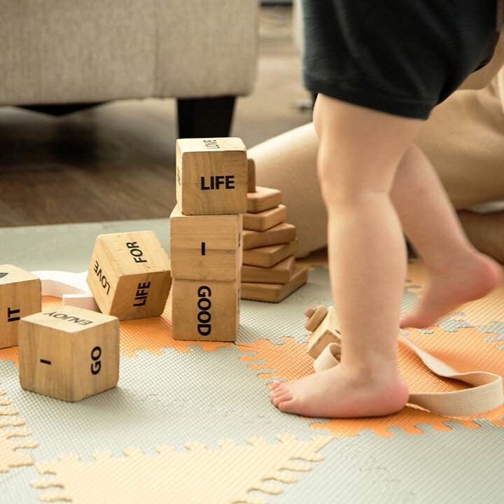 Foam puzzelmat - Joy Hygge Grijs/Terra