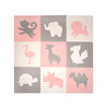 Foam puzzelmat XL - Lio Africa Roze - thumbnail 1