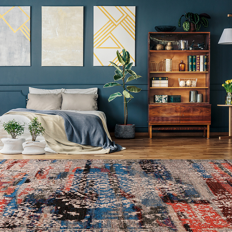 Vintage vloerkleed -  Carter 425 Multicolor/Rood