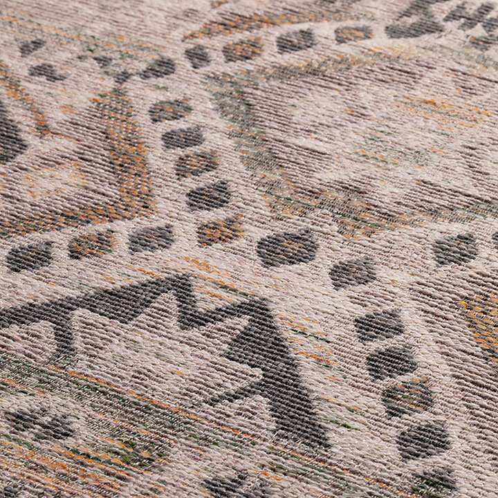 Wollen patchwork vloerkleed - Olympus 4000 Taupe