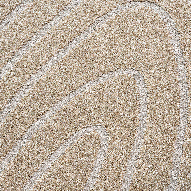 Organisch vloerkleed - Vince 9191 Beige - sfeer