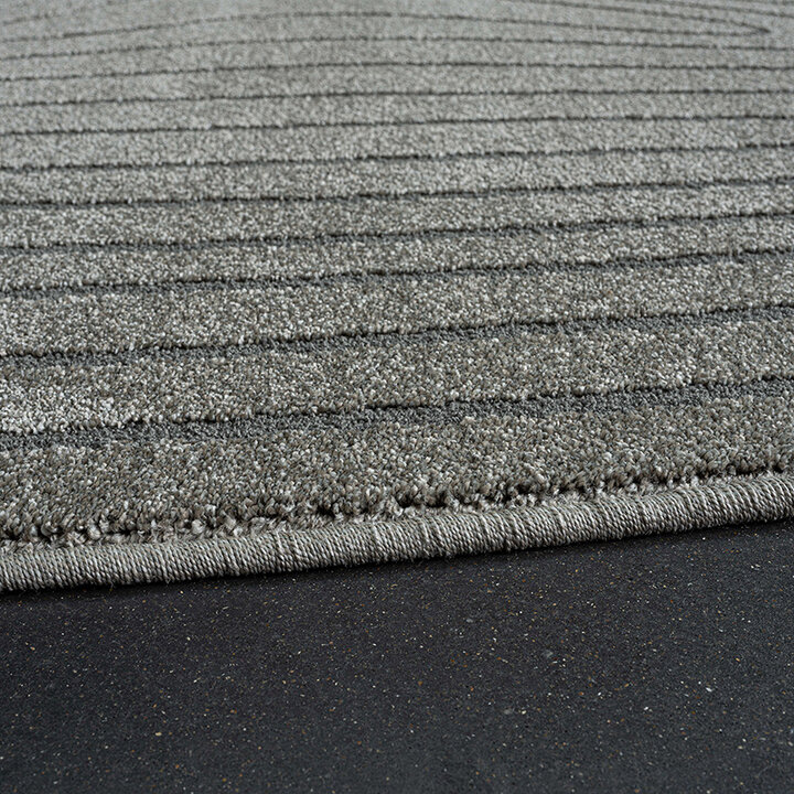 Organisch vloerkleed - Vince 7131 Donkergrijs