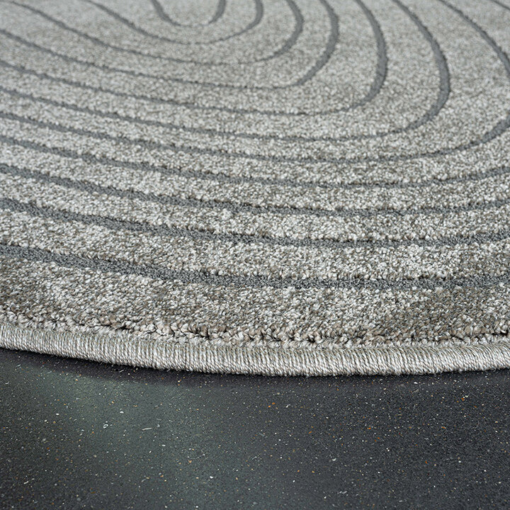 Organisch vloerkleed - Vince 7131 Donkergrijs