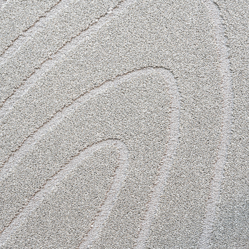 Organisch vloerkleed - Vince 2121 Lichtgrijs - sfeer