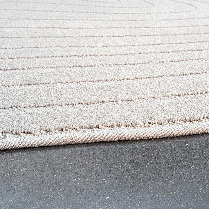 Organisch vloerkleed - Vince 2121 Lichtgrijs