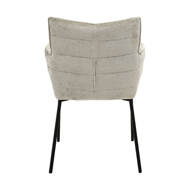 Eetkamerstoel - Goos Grijs/Beige