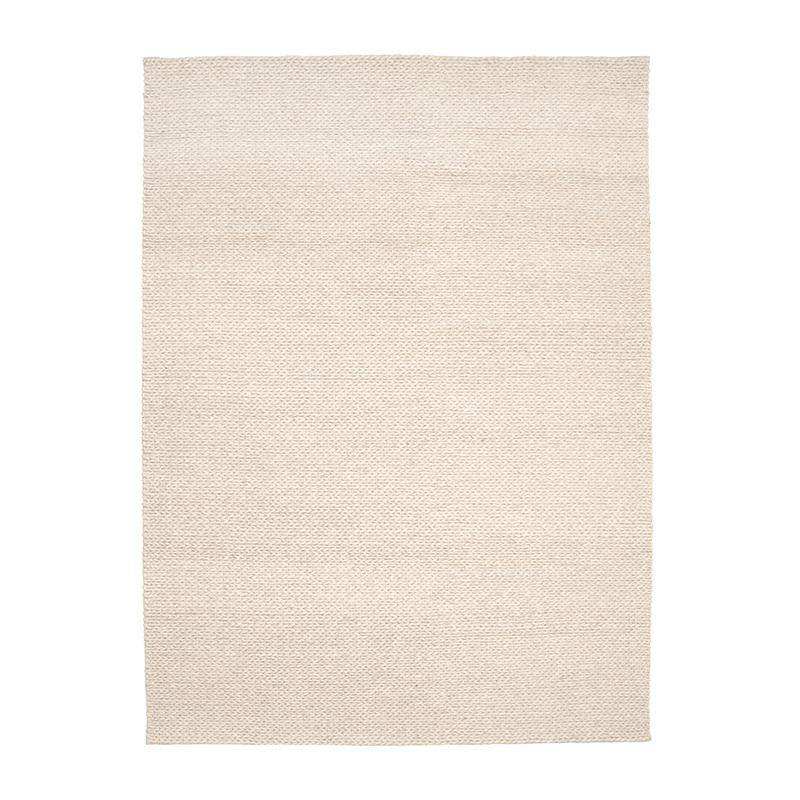 Wollen vloerkleed - Twist Beige - sfeer