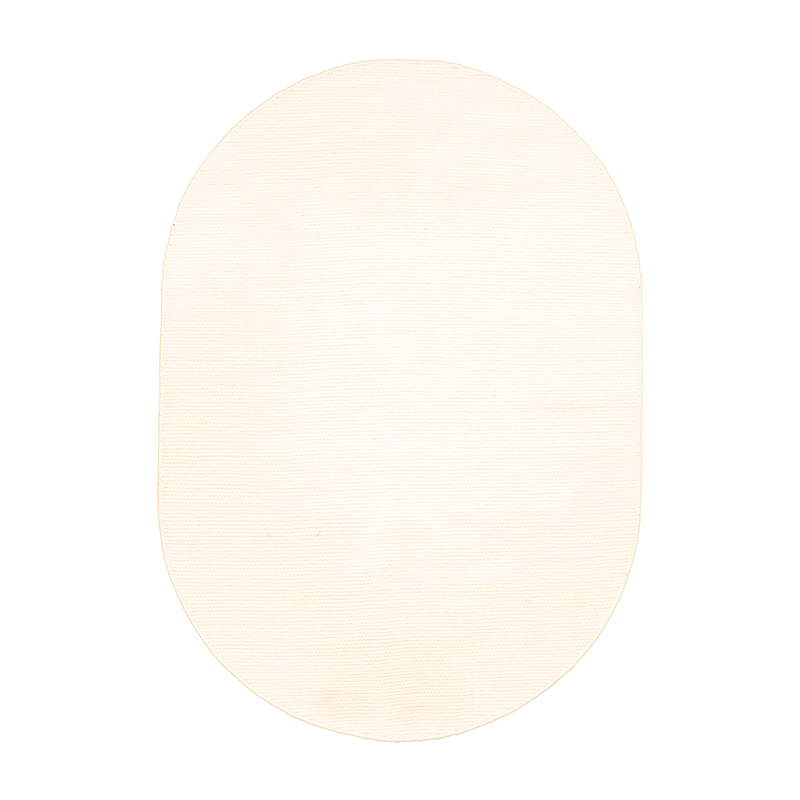 Ovaal wollen vloerkleed - Feline Wit - sfeer