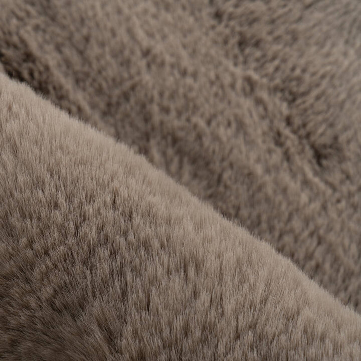 Ronde badmat hoogpolig - Rhine 225 Taupe