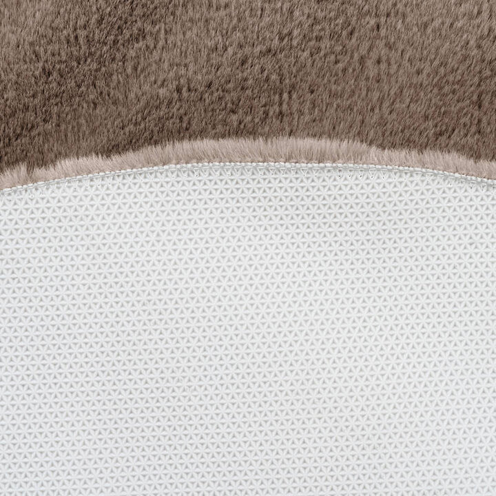Ronde badmat hoogpolig - Rhine 225 Taupe