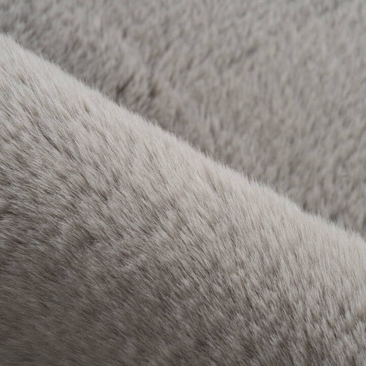 Ronde badmat hoogpolig - Rhine 325 Lichtgrijs