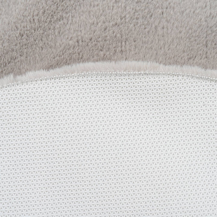 Ronde badmat hoogpolig - Rhine 325 Lichtgrijs