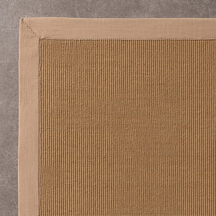 Sisal vloerkleed - Tulum Border Beige 