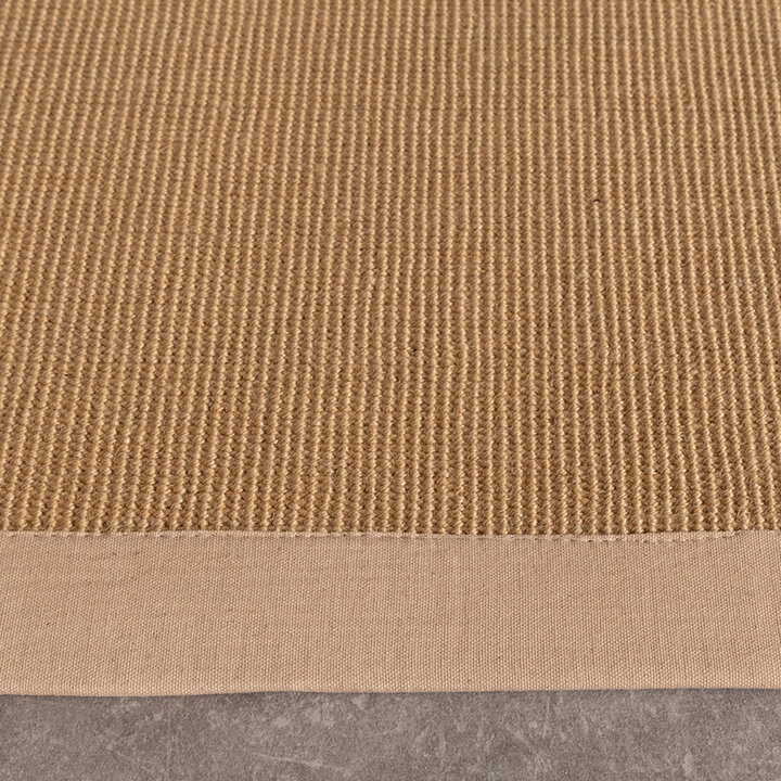 Sisal vloerkleed - Tulum Border Beige 