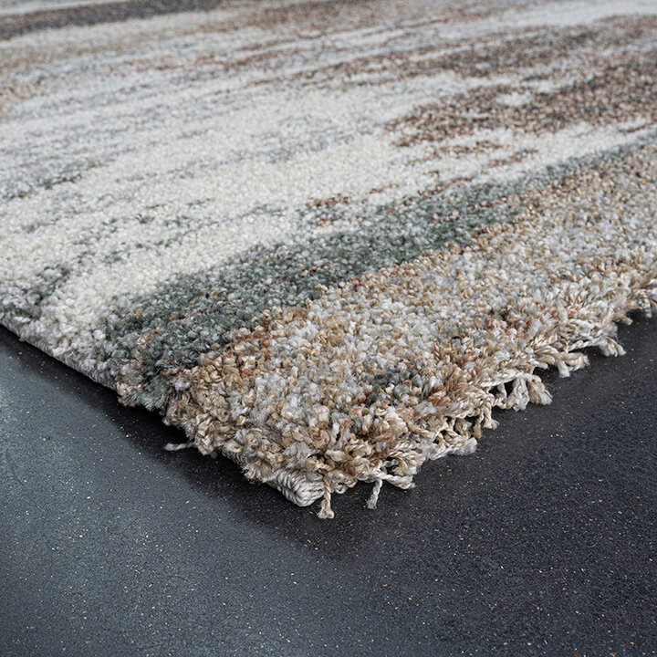 Hoogpolig vloerkleed - Modesto Taupe/Grijs 6747