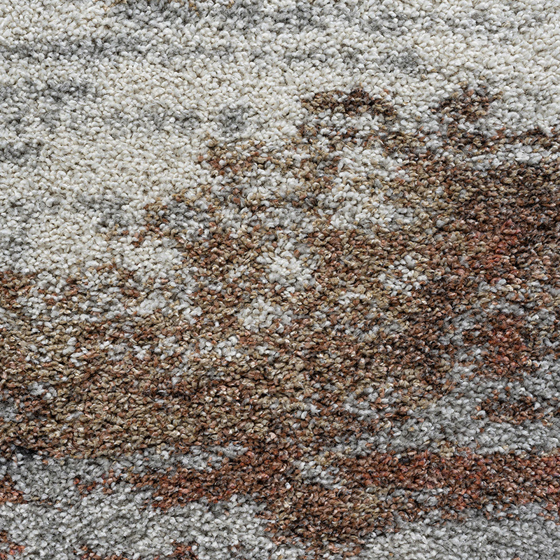Hoogpolig vloerkleed - Modesto Bruin/Grijs 6787 - sfeer