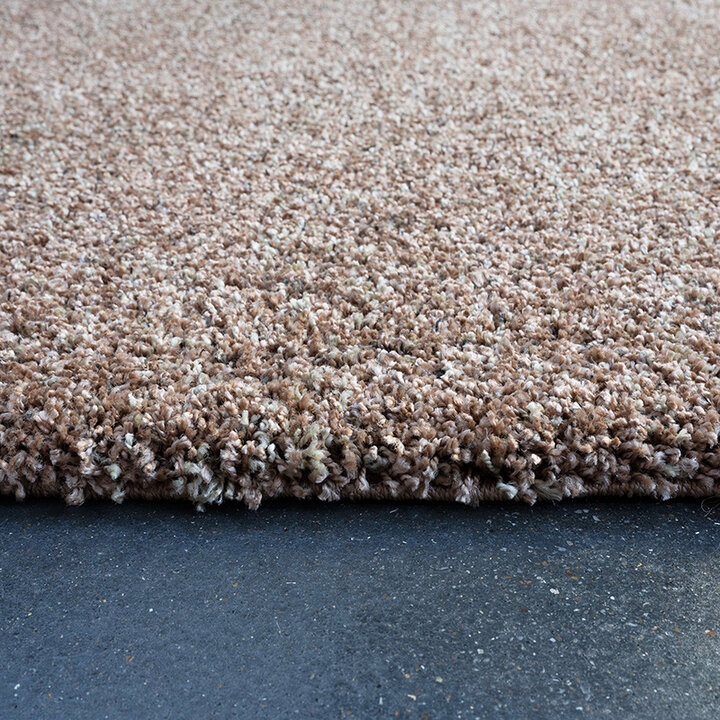 Hoogpolig vloerkleed - Myla Lichtbruin 8787