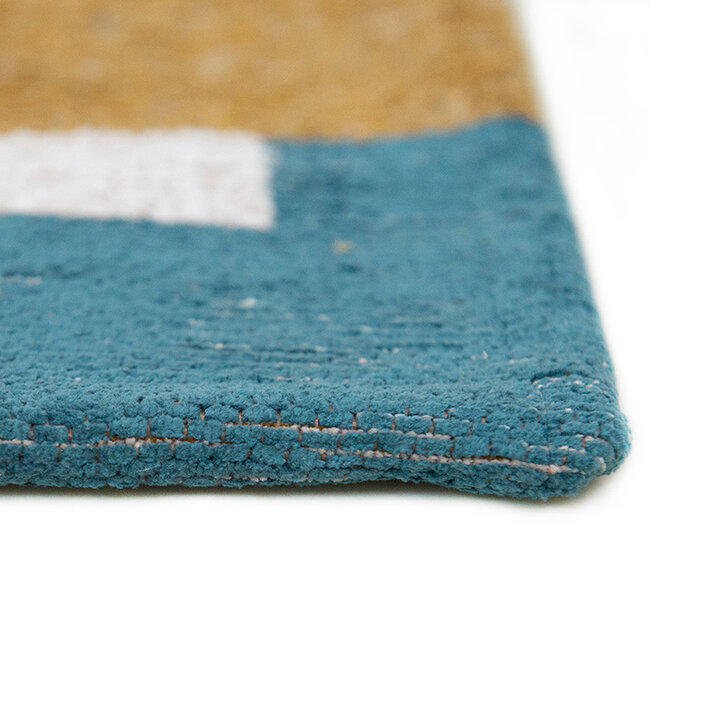 Retro vloerkleed - Chess Honey 9338