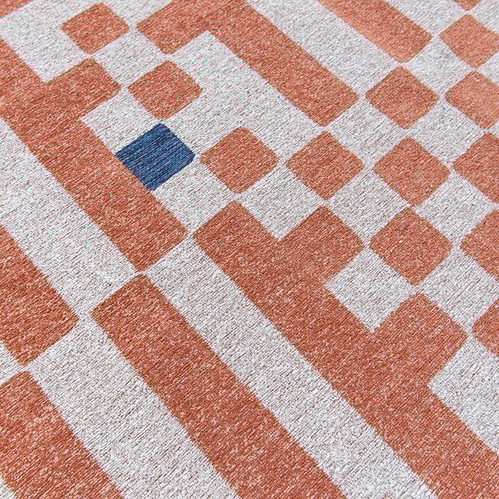 Retro vloerkleed - Chess Nude 9341