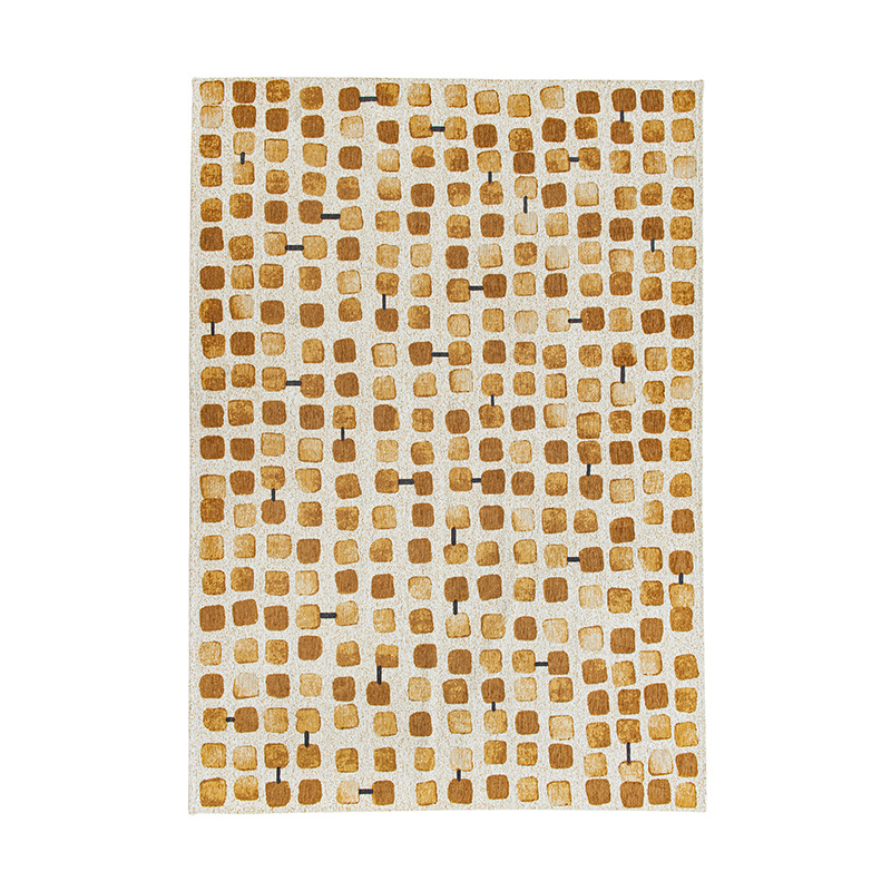 Abstract vloerkleed - Cobblestone Peach Party 9346 - sfeer