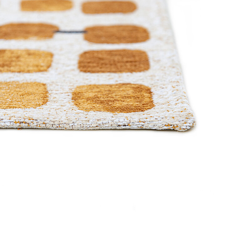 Abstract vloerkleed - Cobblestone Peach Party 9346