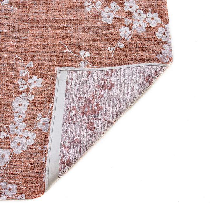 Bloemen vloerkleed - Sakura Copper Pink 9371