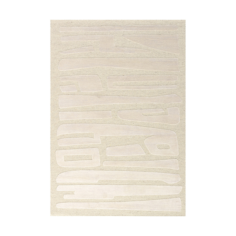 Viscose vloerkleed - Graphix 3165 Abstract Ivoor - sfeer