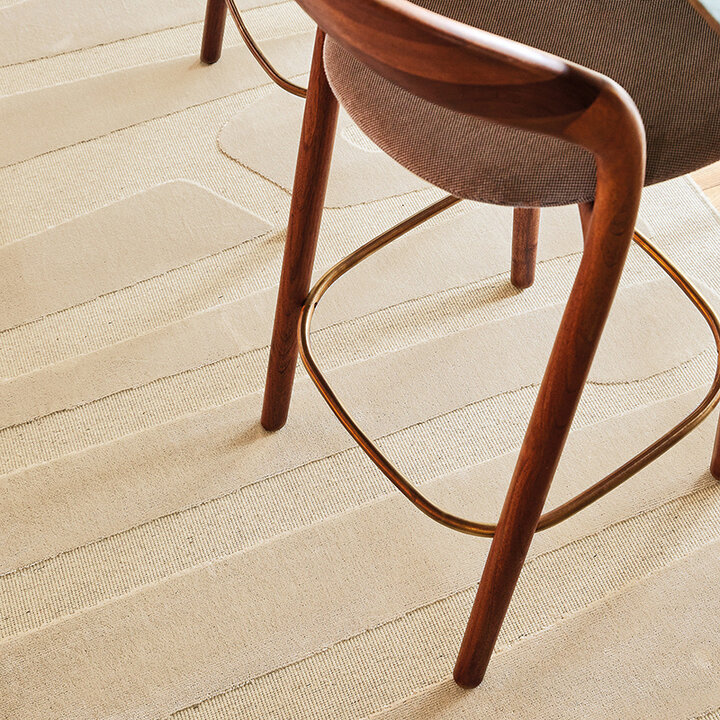 Viscose vloerkleed - Graphix 3165 Abstract Ivoor