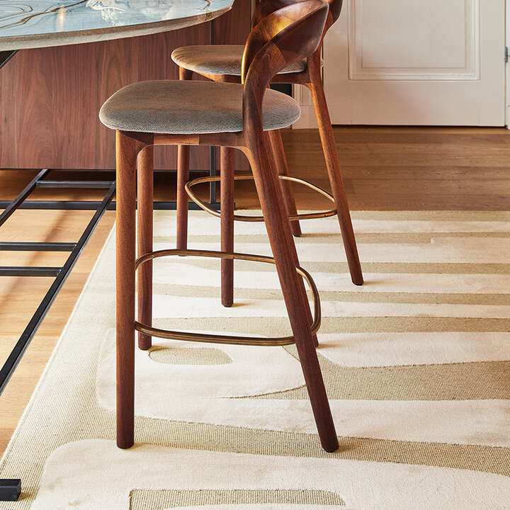 Viscose vloerkleed - Graphix 3165 Abstract Ivoor