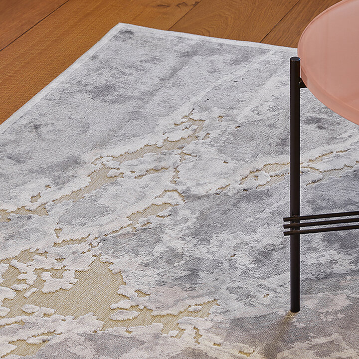 Viscose vloerkleed - Onyx 884 Grijs