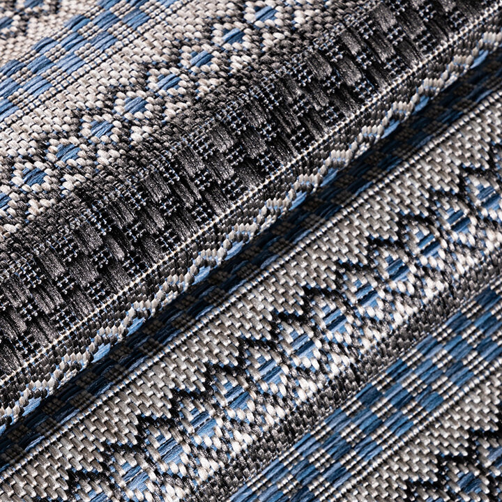 Gestreept buitenkleed - Sunara Antraciet