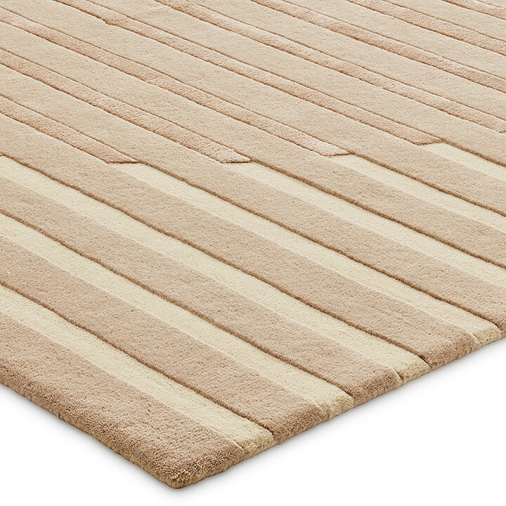 Modern wollen vloerkleed - Fano Beige