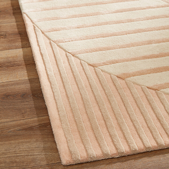 Organisch vloerkleed - Fano Girare Beige