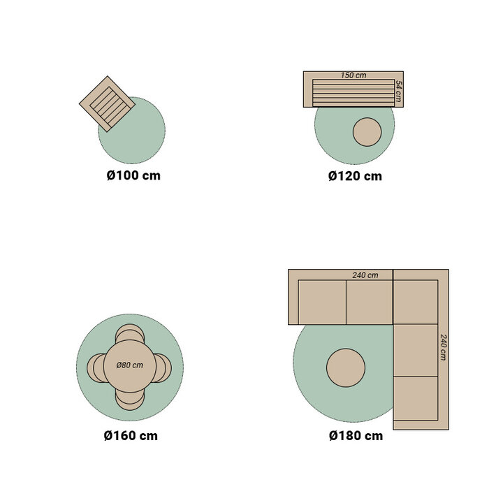 Buitenkleed - Dunto Eric Giraffe 