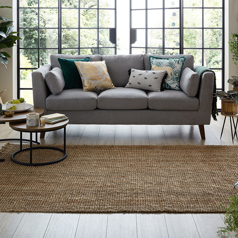 Jute vloerkleed - Sarito Naturel