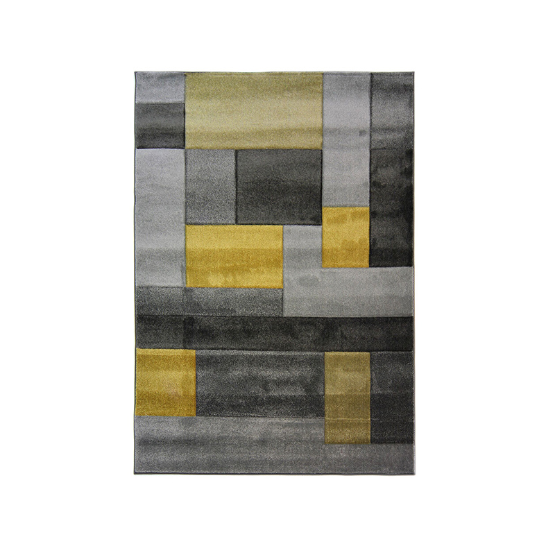 Modern vloerkleed - Hando Cosmos Okergeel - sfeer