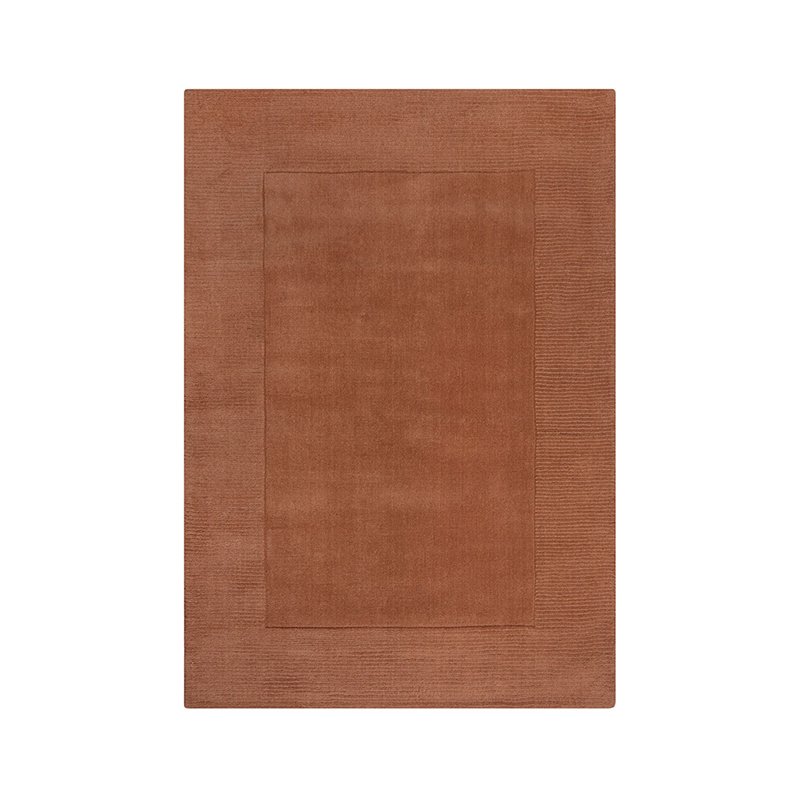 Effen vloerkleed - Tuscano Oranje - sfeer