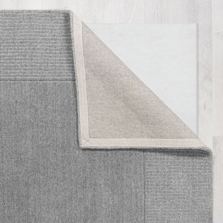 Effen vloerkleed - Tuscano Grijs 