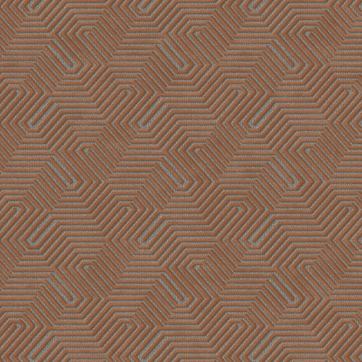 Viscose vloerkleed - Graphix 923 Grijs/Cognac