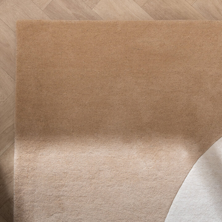 Dywan wełniany Abstrakcja - Clarice Kremowy/Beżowy