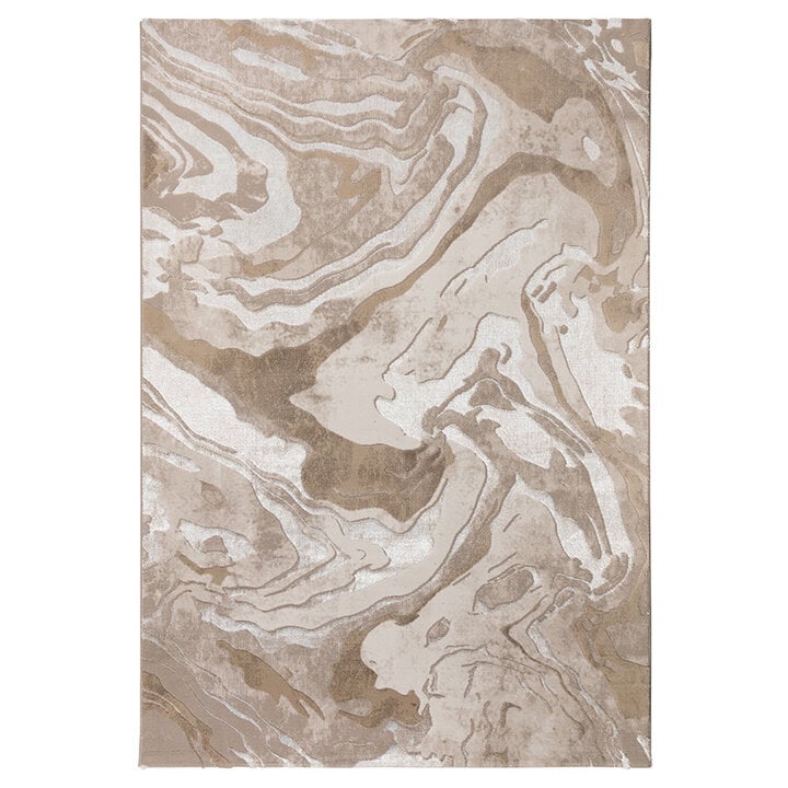 Marmer vloerkleed - Erio Marbled Beige