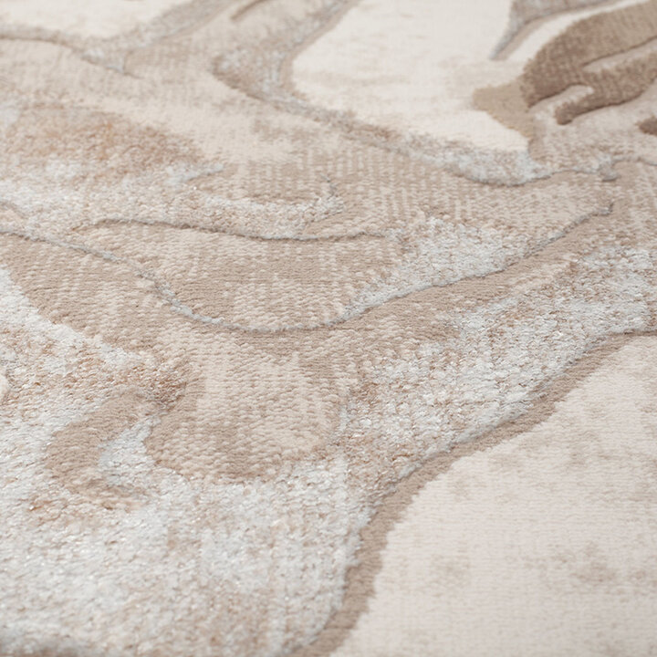 Marmer vloerkleed - Erio Marbled Beige