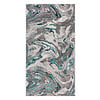 Marmer vloerkleed - Erio Marbled Grijs/Turquoise - thumbnail 1