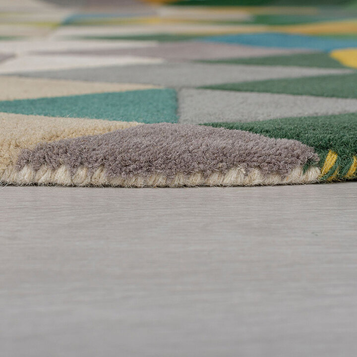 Rond Modern vloerkleed - Illo Prism Multicolor