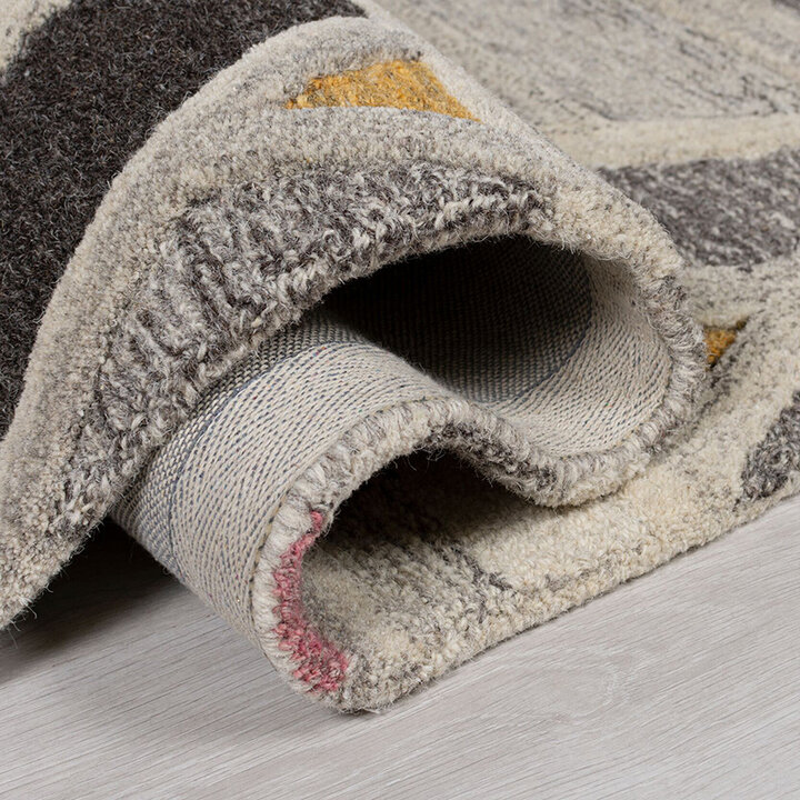 Grafisch vloerkleed - Mado River Grijs